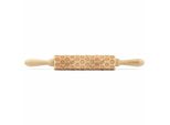 Mattarello Con Motivo Folkroll, A Nido D'ape, Medio, 37 Cm, Mattarello, Rullo Per Goffratura, Motivo, Rullo, Legno Di Faggio, 892974