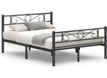 Vasagle Struttura Letto Matrimoniale In Metallo, Adatta Per Materasso 140 X 190 Cm, Per Adulti Bambini, Non è Necessaria La Rete