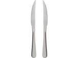 Due Coltelli Seghettati In Acciaio Inox Per Pizza E Bistecche