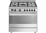Smeg Master BG91X2 Küchenherd Freistehender Herd Elektro Gaskochfeld Edelstahl A