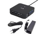 I-Tec USB-C Dp Dual Hdmi Docking Station With Power Delivery 100 W + Universal Charger 100W