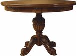 Casa Padrino Tavolo Da Pranzo Barocco Marrone Scuro 120-160 Cm - Mobili Da Sala Da Pranzo Barocchi