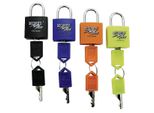 Set Di Serrature Security Plus Mini Family V22-4 - 4 Lucchetti Colorati Con 2 Chiavi A Croce Ciascuno