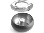 Hendi Aschenbecher, Schwarz, ⌀105X(H)58Mm