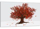 Piastra Di Copertura Per Piano Cottura 80X52Cm 1 Pezzo In Ceramica Per Copertura Piano Cottura, Fogliame D'albero