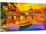 Piastra Di Copertura Del Piano Cottura 80X52Cm Coperchio Del Piano Cottura In Ceramica 1 Pezzo Paraspruzzi, Colorato Art.