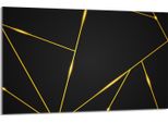 Piastra Di Copertura Del Piano Cottura 80X52Cm 1 Pezzo Copertura Del Piano Cottura In Ceramica Paraschizzi, Pezzo Nero
