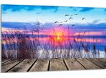Piastra Di Copertura Del Piano Cottura 80X52Cm 1 Pezzo In Ceramica, Paraschizzi, Paesaggio Sole