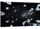 Piastra Di Copertura Del Piano Cottura 80X52Cm 1 Pezzo In Ceramica, Paraschizzi, Nero Ghiaccio