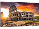 Piastra Di Copertura Per Piano Cottura 80X52Cm 1 Pezzo In Ceramica, Paesaggio Colosseo