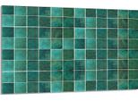 Piastra Di Copertura Del Piano Cottura 80X52Cm 1 Pezzo In Ceramica, Piastrelle Turchesi