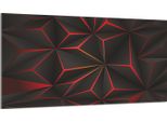 Piastra Di Copertura Del Piano Cottura 90X52 Coperchio Del Piano Cottura In Ceramica Paraspruzzi Piatto In Vetro Tagliere Decorativo, Pezzo Nero