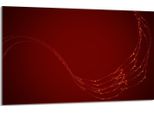 Piastra Di Copertura Del Piano Cottura 80X52Cm Copripiastra In Ceramica 1 Pezzo, Motivo Rosso