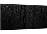 Piastra Di Copertura Del Piano Cottura 90X52 Coperchio Del Piano Cottura In Ceramica Paraspruzzi Piastra Di Vetro Tagliere Decorativo, Gocce Nere