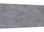 Piastra Di Copertura Del Piano Cottura 90X52 Coperchio Del Piano Cottura In Ceramica Paraspruzzi Piatto In Vetro Tagliere Decorativo, Grigio Marmo
