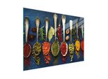 Tagliere Piastra Copriforno Tagliere In Vetro Multiplo 30X22 Cm Ardesia Spezie