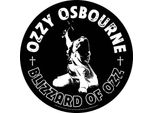 Ozzy Osbourne - Toppa "Blizzard Of Ozz"" RO6706 (Taglia Unica) (Nero/Bianco)"