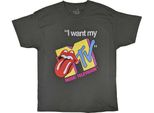 Mtv - Maglietta "Voglio La Mia Mtv"" Per Uomo/Donna Unisex RO9800 (Xxl) (Antracite)"