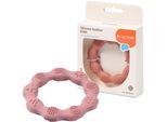 Babyono Teether In Silicone - Anello, Rosa
