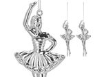 Springos Ornamenti Per Albero Di Natale 2 Ballerine 6 X 14 Cm