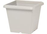 Vaso Per Piante Garden Id Bianco Effetto Pietra Squadrata 40 X 35 Cm