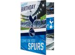 Tottenham Hotspur Fc - Biglietto Di Compleanno "Musical"" - Cartoncino TA12455 (Taglia Unica) (Blu/Bianco)"