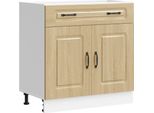 Vidaxl Base Da Cucina Kalmar Sonoma In Legno Di Rovere