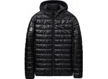 Uomo Giacca Casual Trapuntata Giacca Invernale Giacca Imbottita Calda Spessa Autunno Inverno Giacca Di Transizione Giacca Zip Outdoor, Nero, L