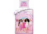 Barbie Bettbezug Arcobaleno In Poliestere - 140 X 200 Cm 70 X 90 Cm