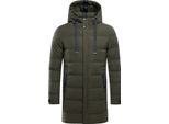 Cappotto Invernale Da Uomo - Giacca Trapuntata Da Uomo Piumino Lungo Con Tasche Giacca Con Cappuccio Al Ginocchio Giacca Invernale Slim Fit Giacca Spessa Da Esterno Cappotto Caldo Invernale