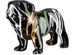 Gilde Figur, Hund, "Scuro"", Keramik, Schwarz, Ve 2, L. 10 Cm, B. 22 Cm, H. 16 Cm 33218"