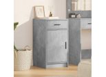 Vidaxl Credenza Grigio Cemento 40 X 40,5 X 75 Cm Materiale A Base Di Legno