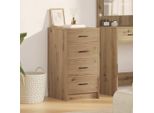 Maison Exclusive - Credenza In Rovere Artigianale 40 X 41 X 75 Cm Materiale Ligneo