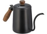 Teiera In Acciaio Inox Con Manico In Legno