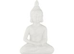 Figura Di Buddha Bianco 18 Cm
