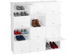 Scarpiera Bianca Con 24 Scomparti