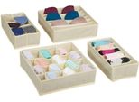 Set Porta Biancheria Intima Da 4 Pezzi
