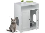 Gabinetto Per Gatti Bianco Per Lettiera