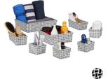 Set Di 8 Cestini Portaoggetti