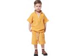 Bonito | Set Da Ragazzo - Maglietta E Pantaloncini - Taglia 122 - Cotone - Comodo E Alla Moda