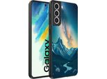 Custodia Per Samsung Galaxy S21 Fe Con Impronta Di Cielo Stellato - Custodia Backcover In Tpu Con Design Spaziale E A Forma Di Via Lattea - Smartphonica