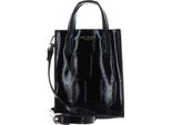 Ted Baker Borsa A Tracolla Viienna Croc Effect Mini Icon Bag Black Nero