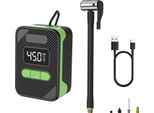 Inf Pompa Ad Aria Elettrica Portatile Per Auto E Bici - Gonfiatore Cordless Verde