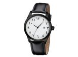 S&T Design Orologio Al Quarzo Da Uomo Numeri Arabi Da Polso (Inclusa Scatola), Orologio Da Uomo Data Araba Resistente All'acqua 3BAR