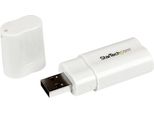 Adattatore Audio Usb Startech.Com - Scheda Audio Usb Esterna - Bianco - Usb