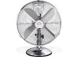Dcg Eltronic Ve1612 Ventilatore Da Tavolo Cromato Argento 30Cm 3 Velocità
