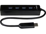 Startech.Com Hub Usb 3.0 Portatile A 4 Porte