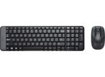 Logitech MK220 Combo Tastiera E Mouse Wireless Compatti Per Windows, 2,4 Ghz Wireless Con Ricevitore Usb Unifying, Durata Batteria Di 24 Mesi, Compatibile Con Pc, Laptop