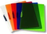 Fellowes Clipper Assort Cartellina Con Fermafoglio Polipropilene (Pp) Rosso, Trasparente