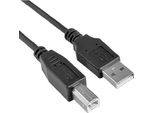 Nilox MGLK687518 Cavo Usb Usb 2.0 1,8 M Usb A Usb B Nero